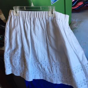 Crown and Ivy White Skirt